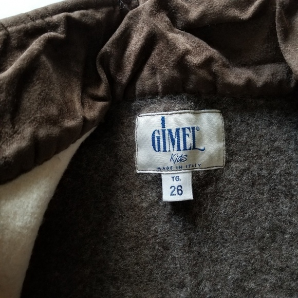 Gimel Kids Italian Brand Brown Jacket size 2-3T - Picture 4 of 7